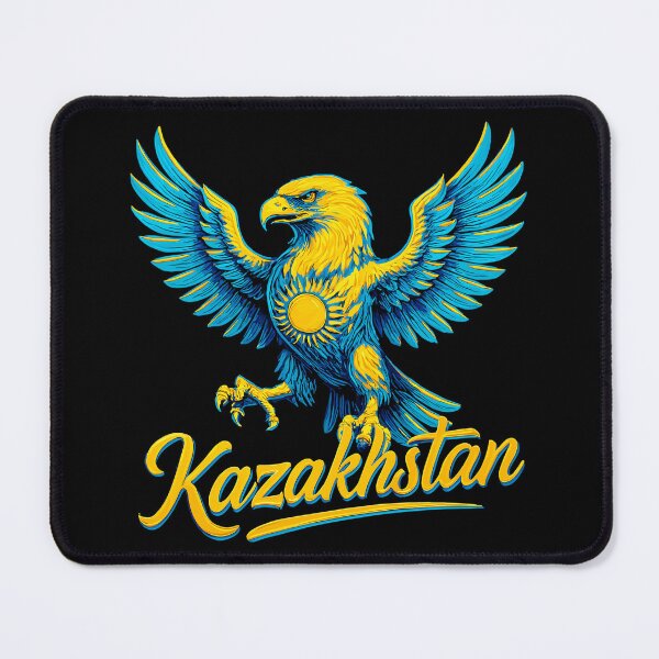 Item preview, Kazakhstan Eagle Sun Flag Gift designed and sold by Pineapple-Tree.