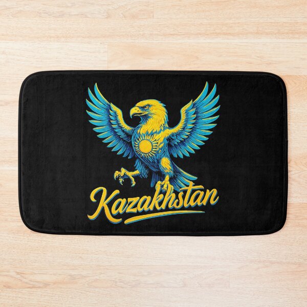 Item preview, Kazakhstan Eagle Sun Flag Gift designed and sold by Pineapple-Tree.