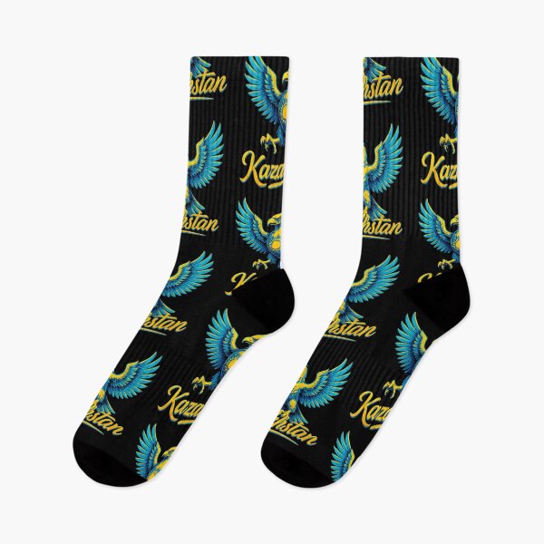 Item preview, Kazakhstan Eagle Sun Flag Gift designed and sold by Pineapple-Tree.