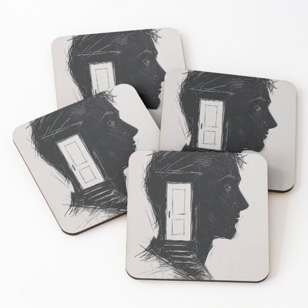 Item preview, "Doorway to the Mind" – Surreal Silhouette Art designed and sold by ConfuseLab Alt.