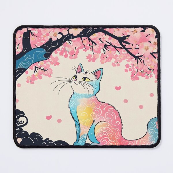 Item preview, Blossom Spirit Cat – Inspired by Japanese Elegance designed and sold by LEO'S CREATURE れおずくりーちゃー.