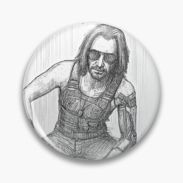 Item preview, Johnny Silverhand designed and sold by SketchSnatch.