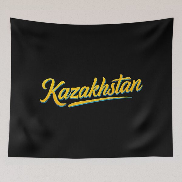 Item preview, Kazakhstan Eagle Sun Flag Lettering Gift designed and sold by Pineapple-Tree.