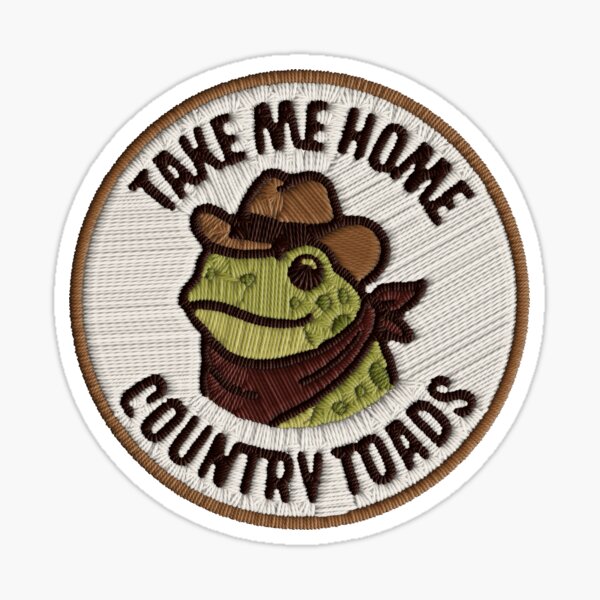 Item preview, Country Toads Patch designed and sold by Beach Day Co..