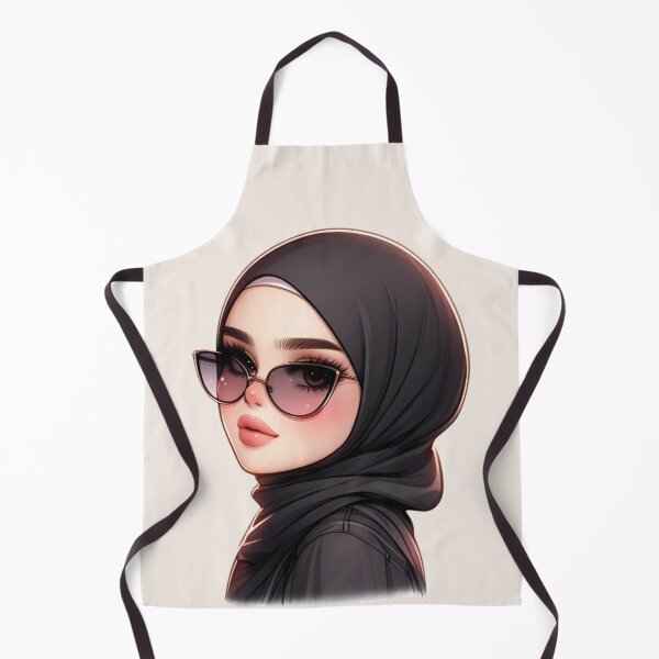 Item preview, Stylish Hijabi Girl – Digital Art Illustration designed and sold by Lulunza.