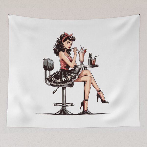 Item preview, Milkshake Rockabilly Pin Up Petticoat Gift designed and sold by Pineapple-Tree.