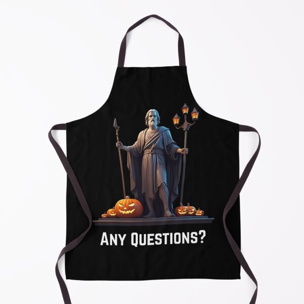 Item preview, Any Questions - Stoic Philosopher Epictetus in Halloween Night designed and sold by LexaArtworks.