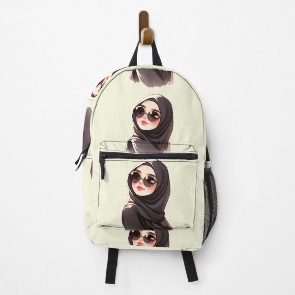 Item preview, Stylish Hijabi Girl – Digital Art Illustration designed and sold by Lulunza.