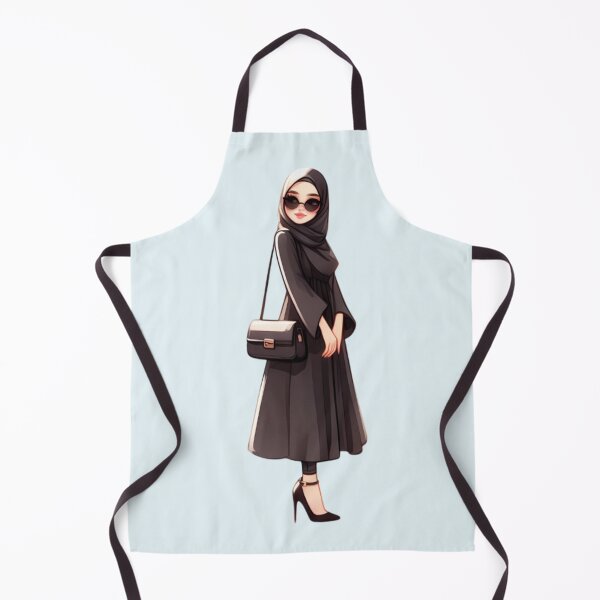 Item preview, Stylish Hijabi Girl – Digital Art Illustration designed and sold by Lulunza.