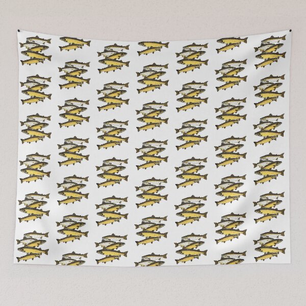 Item preview, Trout Pattern designed and sold by Saints Shop.