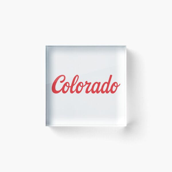 Item preview, Colorado Retro Script Logo – Vintage Travel Design designed and sold by ArtSpireWorks.