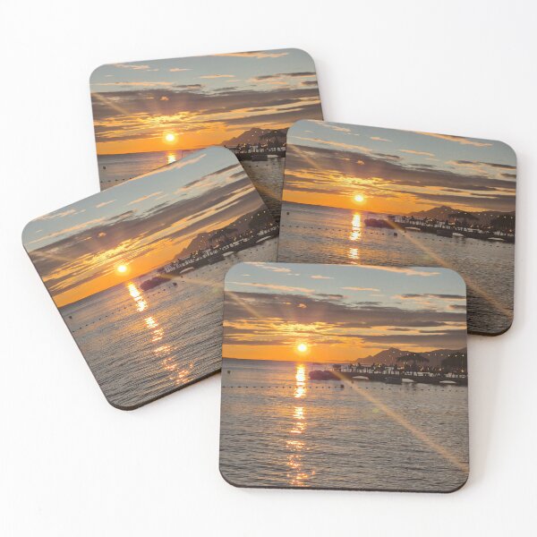 Item preview, Atardecer dorado sobre la tranquilidad del Adriático designed and sold by Art by Alisa.