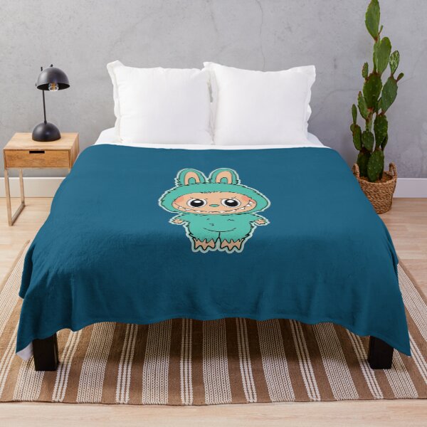 Artikelvorschau, Ganzkörper-blaues Labubu-Design mit süßem Monster entworfen und verkauft von · GAMING SOUL ·.
