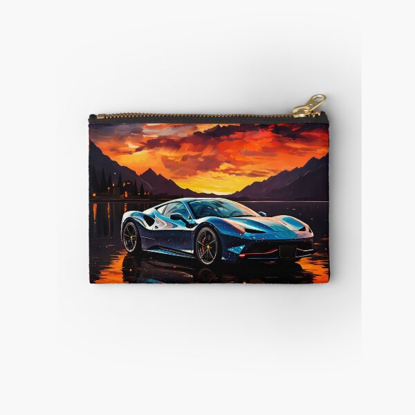 Item preview, Powerful Sports Car Reflected in Stunning Watercolors designed and sold by RevUpDesign.