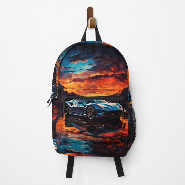 Item preview, Powerful Sports Car Reflected in Stunning Watercolors designed and sold by RevUpDesign.