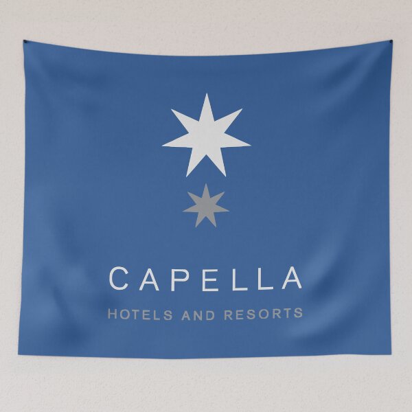 Item preview, The design celebrates capella hotels & resorts bright blue designed and sold by Serginujhe.