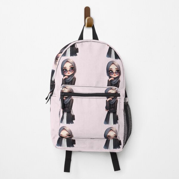 Item preview, Stylish Hijabi Girl – Digital Art Illustration designed and sold by Lulunza.