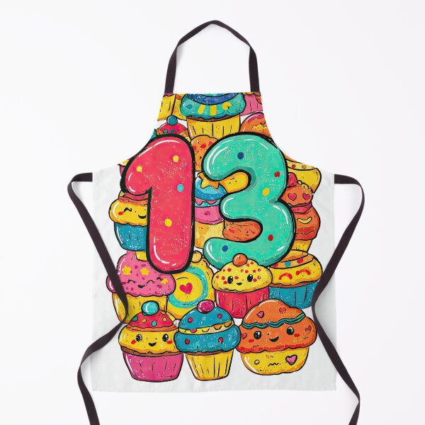 Item preview, Sweet Number Thirteen in Kawaii Dessert Style designed and sold by Piotrek0001.