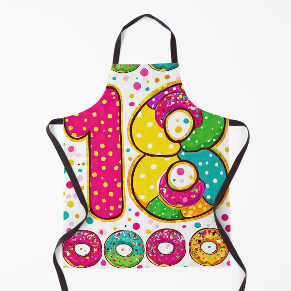 Item preview, Sweet Number Eighteen in Kawaii Dessert Style designed and sold by Piotrek0001.