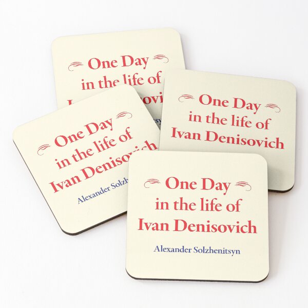 Item preview, Alexander Solzhenitsyn, One Day in the life of Ivan Denisovich, Soviet and Russian Author, Classic Literature designed and sold by CharlottePlaceArt.