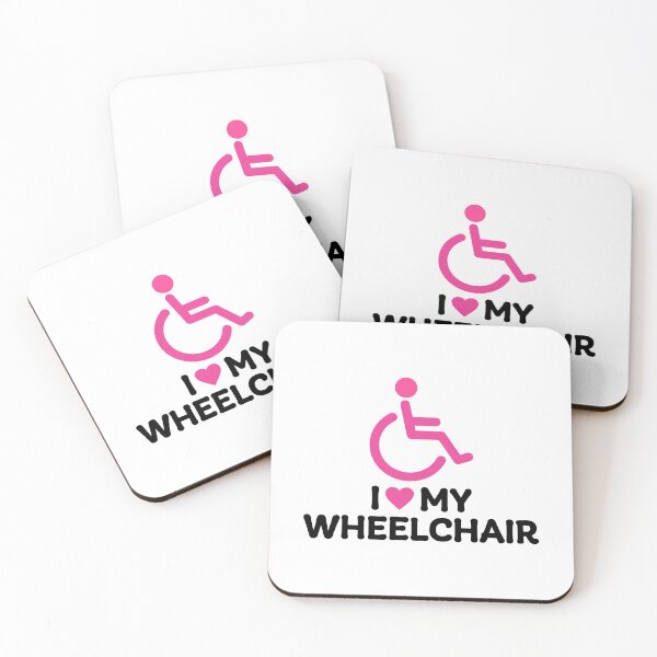 Item preview, I LOVE MY WHEELCHAIR – Proud and Bold Accessibility Design designed and sold by OEKAKIYASAN.
