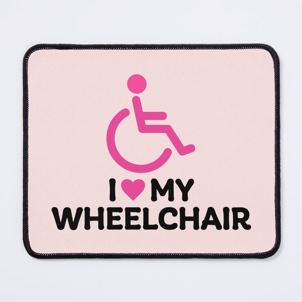 Item preview, I LOVE MY WHEELCHAIR – Proud and Bold Accessibility Design designed and sold by OEKAKIYASAN.