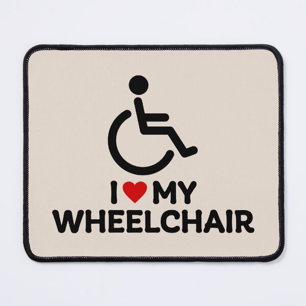 Item preview, I LOVE MY WHEELCHAIR – Proud and Bold Accessibility Design designed and sold by OEKAKIYASAN.