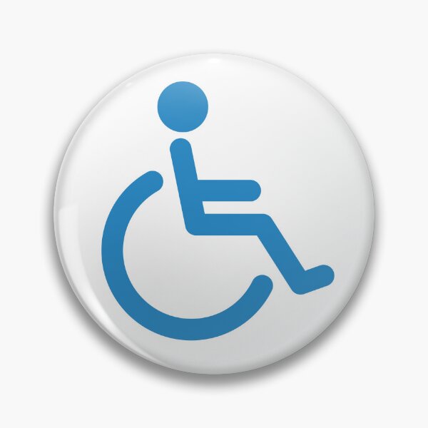 Item preview, Simple, bold, and meaningful. Show your support for accessibility and inclusion with this classic wheelchair icon. designed and sold by OEKAKIYASAN.