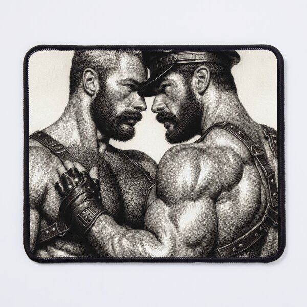 Item preview, Leather Daddy Sizzle Leder Pride Graphic Design designed and sold by ItsAKinkThing.