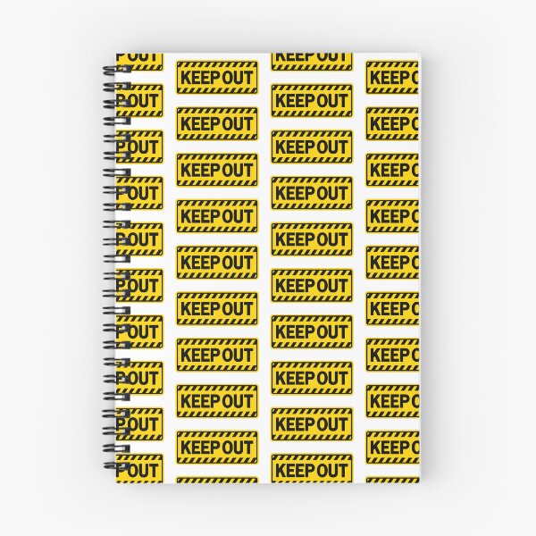 Item preview, KEEP OUT – Bold Yellow and Black Restricted Area Sign Design designed and sold by OEKAKIYASAN.