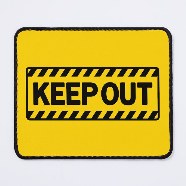 Item preview, KEEP OUT – Bold Yellow and Black Restricted Area Sign Design designed and sold by OEKAKIYASAN.
