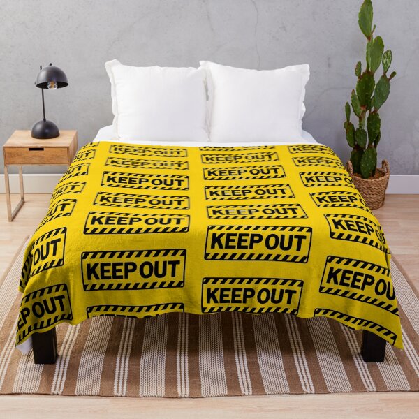 Item preview, KEEP OUT – Bold Yellow and Black Restricted Area Sign Design designed and sold by OEKAKIYASAN.