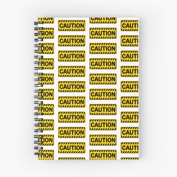 Item preview, CAUTION – Industrial Yellow Safety Sign Inspired Design designed and sold by OEKAKIYASAN.