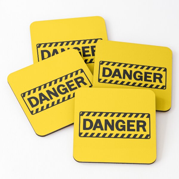 Item preview, DANGER – High-Impact Yellow and Black Safety Sign Graphic designed and sold by OEKAKIYASAN.