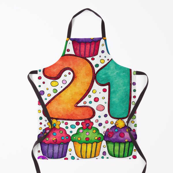 Item preview, Sweet Number Twenty-One in Kawaii Dessert Style designed and sold by Piotrek0001.