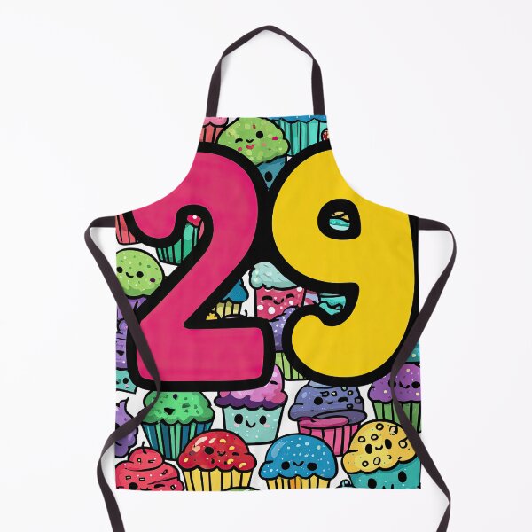 Item preview, Sweet Number Twenty-Nine in Kawaii Dessert Style designed and sold by Piotrek0001.