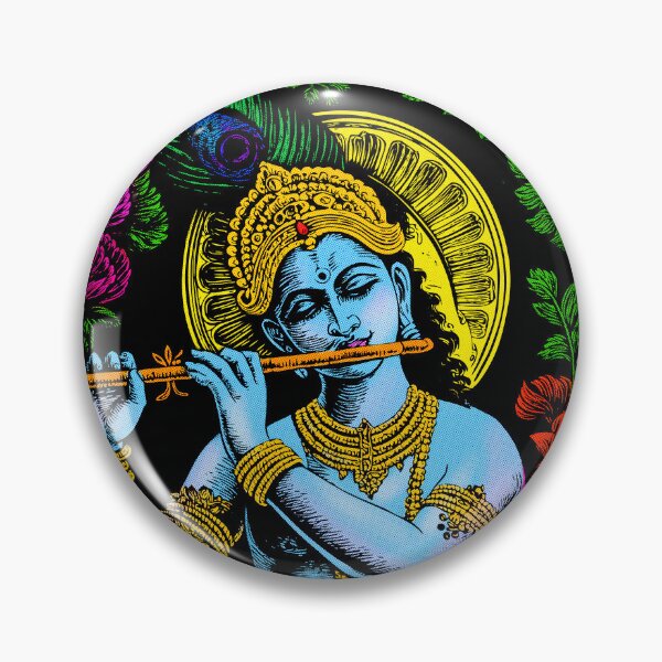 Item preview, Lord Krishna Halftone Art designed and sold by Art of Instine.