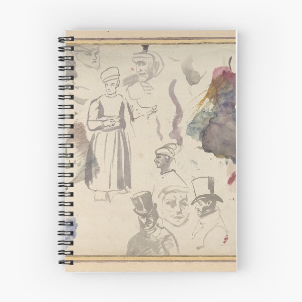 Item preview, Studies of male heads and a standing male figure designed and sold by guagamela617.