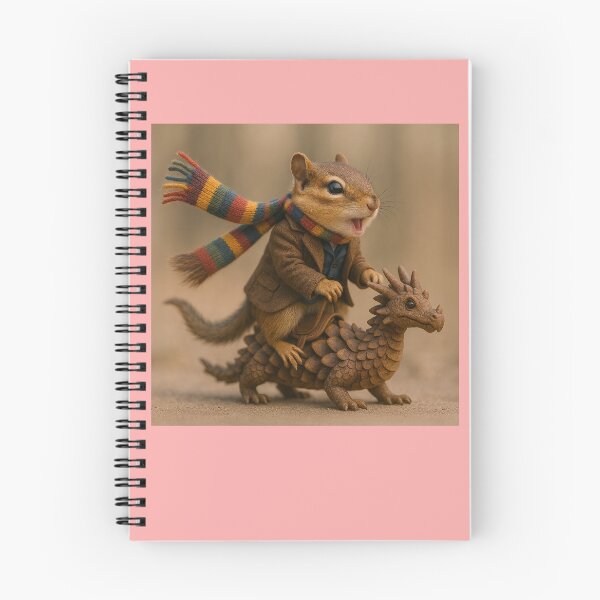 Item preview, Chipmunk Riding a Pinecone Dragon designed and sold by Tridentulus.