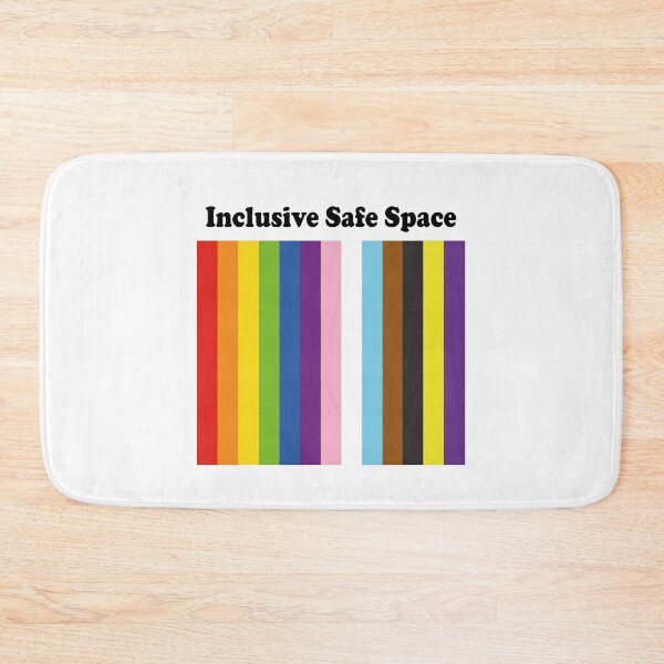 Item preview, Inclusive Safe Space - LGBTQ Pride designed and sold by Inspirationmotivation.