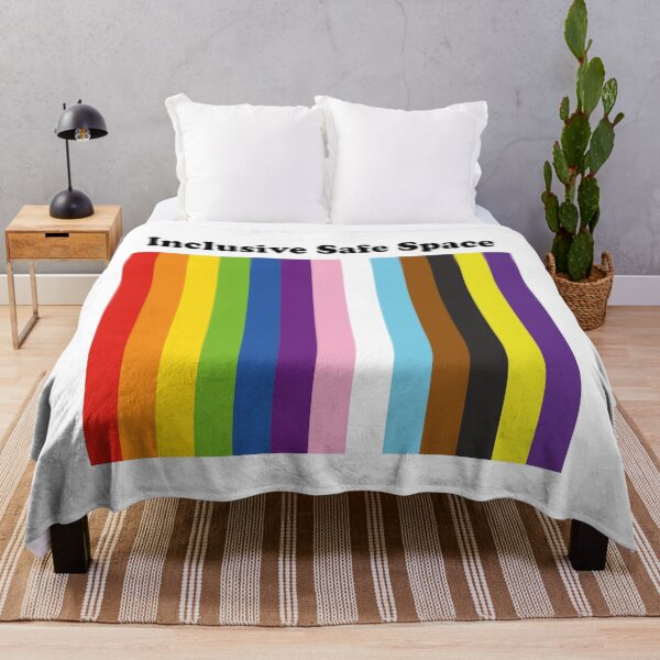 Item preview, Inclusive Safe Space - LGBTQ Pride designed and sold by Inspirationmotivation.