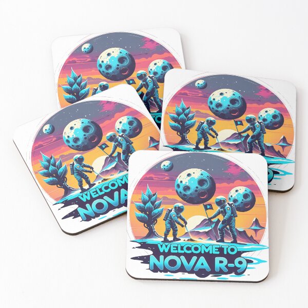 Item preview, Retro Alien Exoplanet Exploration Vector Art designed and sold by LoliDesignShop.