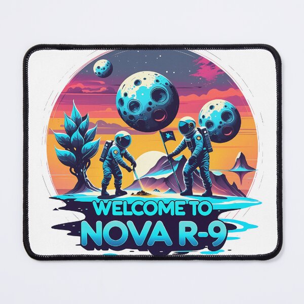 Item preview, Retro Alien Exoplanet Exploration Vector Art designed and sold by LoliDesignShop.
