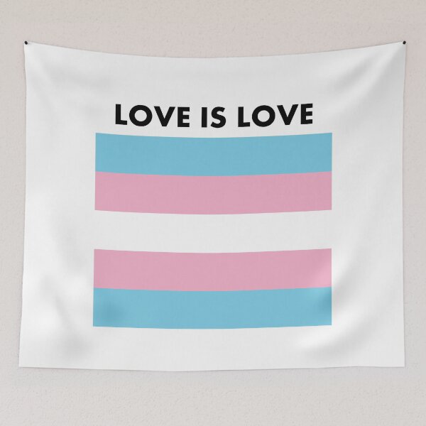 Artikelvorschau, LIEBE IST LIEBE - TRANS-Flagge entworfen und verkauft von Inspirationmotivation.