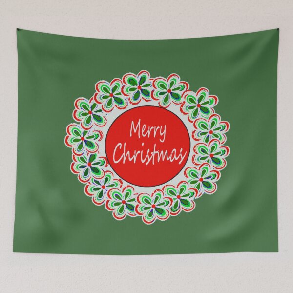 Item preview, Merry Christmas Wreath designed and sold by kel72.