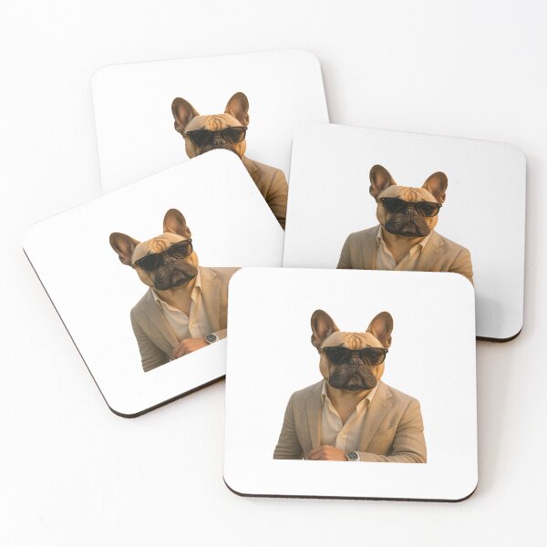 Item preview, French Bulldog Sunset Swagger – Rooftop Fashion Portrait designed and sold by khtat-611.