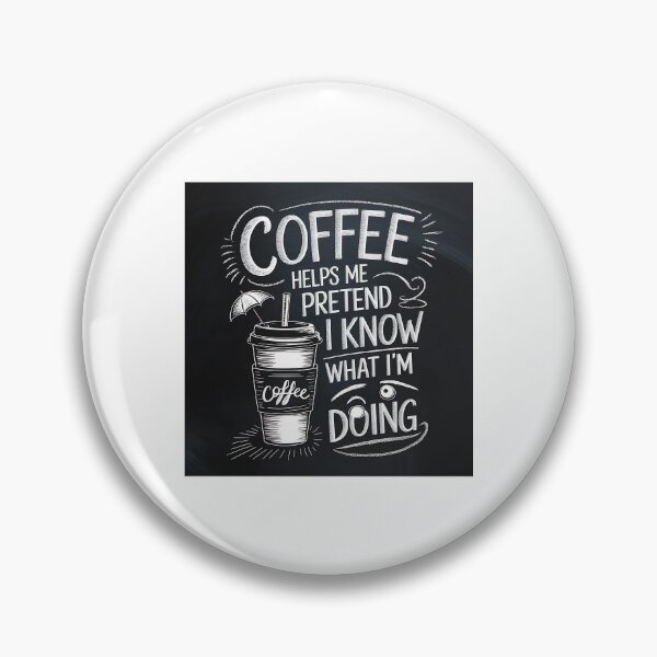 Item preview, Paraprofessional Coffee Funny Saying T-Shirt – "Coffee Helps Me Pretend I Know What I'm Doing" designed and sold by CuteDesignables.