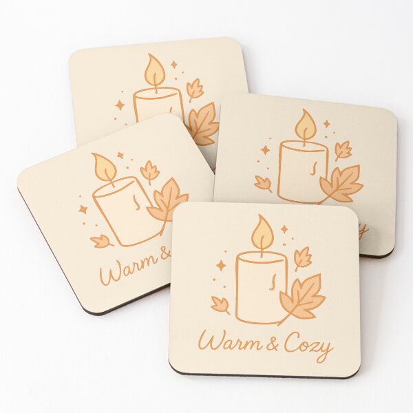 Item preview, Warm & Cozy Candle Glow designed and sold by Cuckoo Parrot.