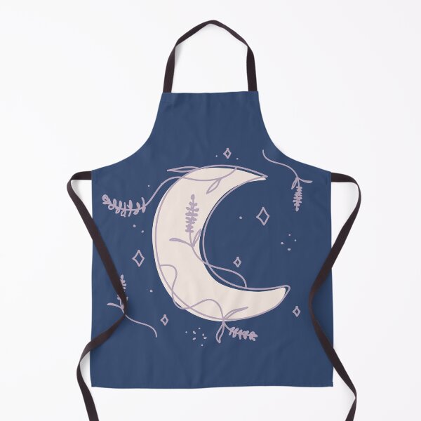 Item preview, Moon With Lavender Energy – Spiritual Boho Botanical Art designed and sold by Bojana Studio.