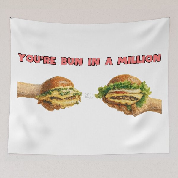 Item preview, You're Bun in a Million – Funny Burger Pun Design for Food Lovers designed and sold by smolburndesign.